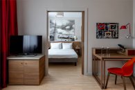 Апартаменты, одна спальня - с двуспальной кроватью: Фотография 6